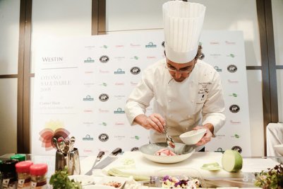 Chef Luque en accion otoño salduable2018